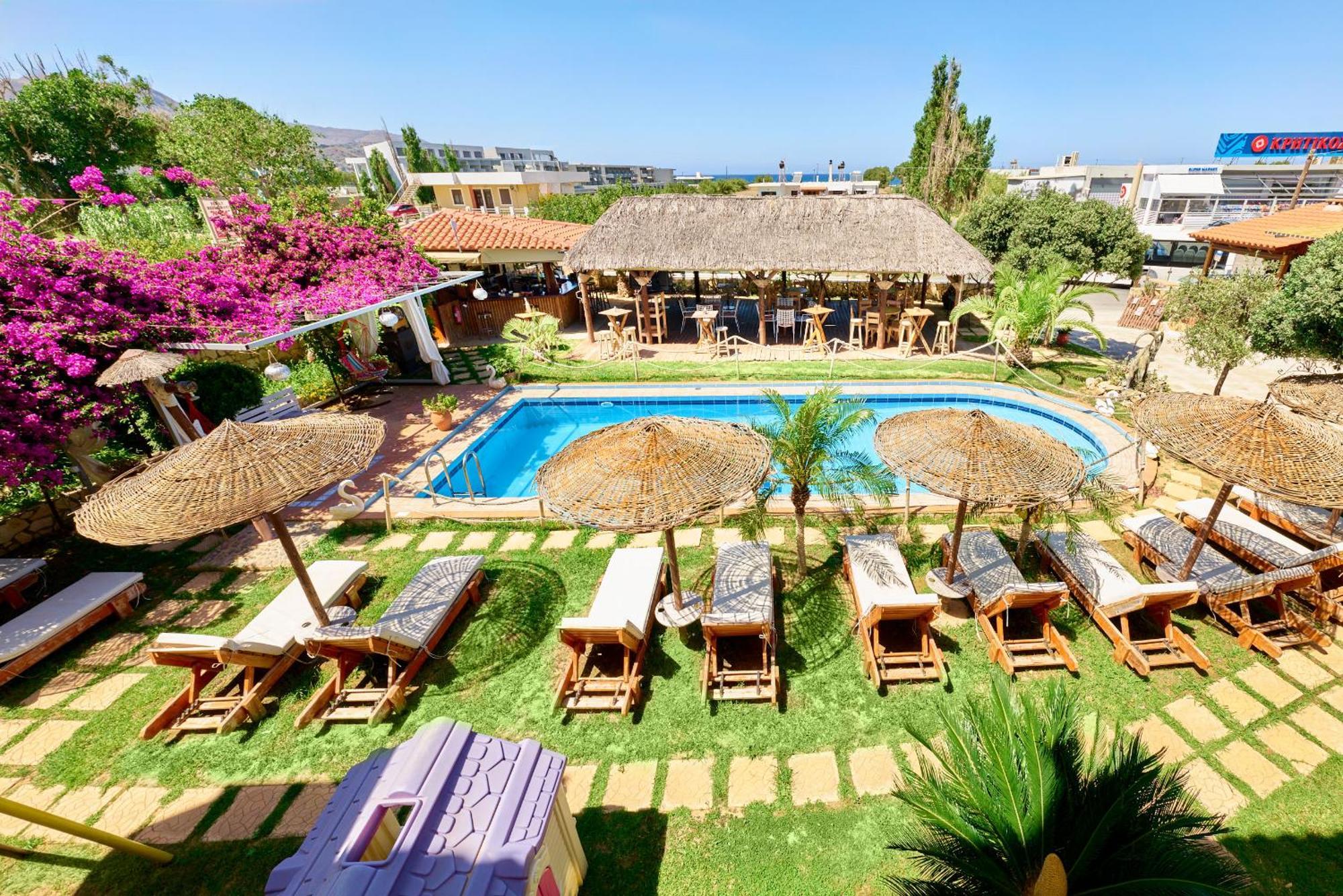 Villa Gereoudis Seaview Apartments-Pool & Bar Kolimvárion Ngoại thất bức ảnh