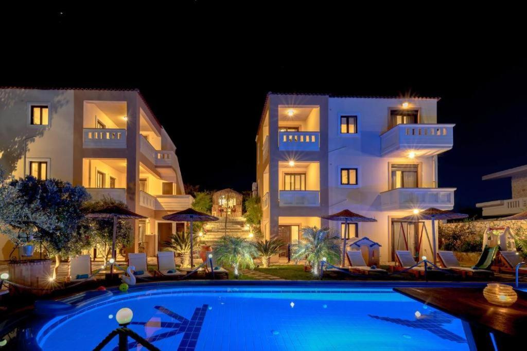 Villa Gereoudis Seaview Apartments-Pool & Bar Kolimvárion Ngoại thất bức ảnh